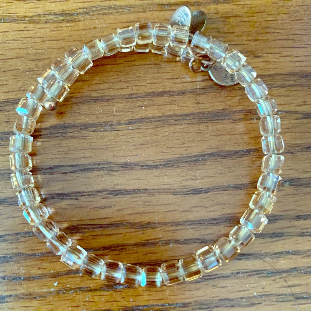 Alex and Ani Light Pink Crystal Bracelet